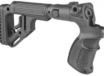 MOSSBERG 500 PISTOL GRIP AND UAS FOLDING BUTTSTOCK WITH KNUCKLE
