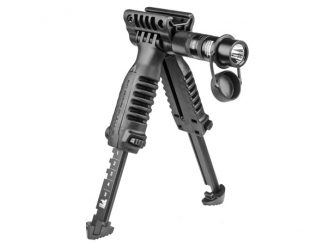 FOREGRIP BIPOD WITH BUILT-IN TACTICAL LIGHT