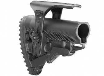 M4/AR15 TACTICAL BUTTSTOCK WITH ADJUSTABLE CHEEK REST